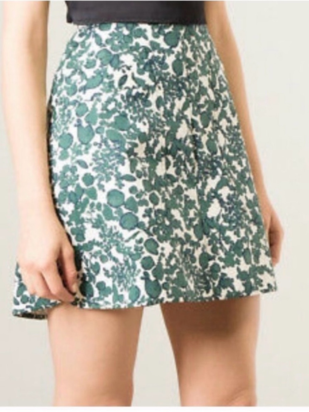 Tory Burch Priscilla Floral A-Line Mini Skirt